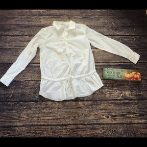 🌀Old Navy Maternity | White Button Down Blouse